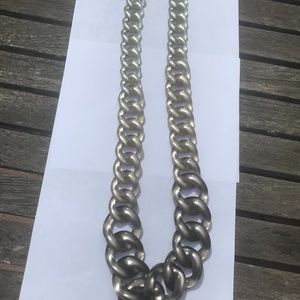 Pono Metallic Tonal Resin 34" Link Necklace